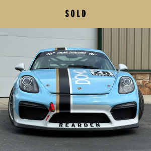 Porsche GT4 Cayman race car for sale